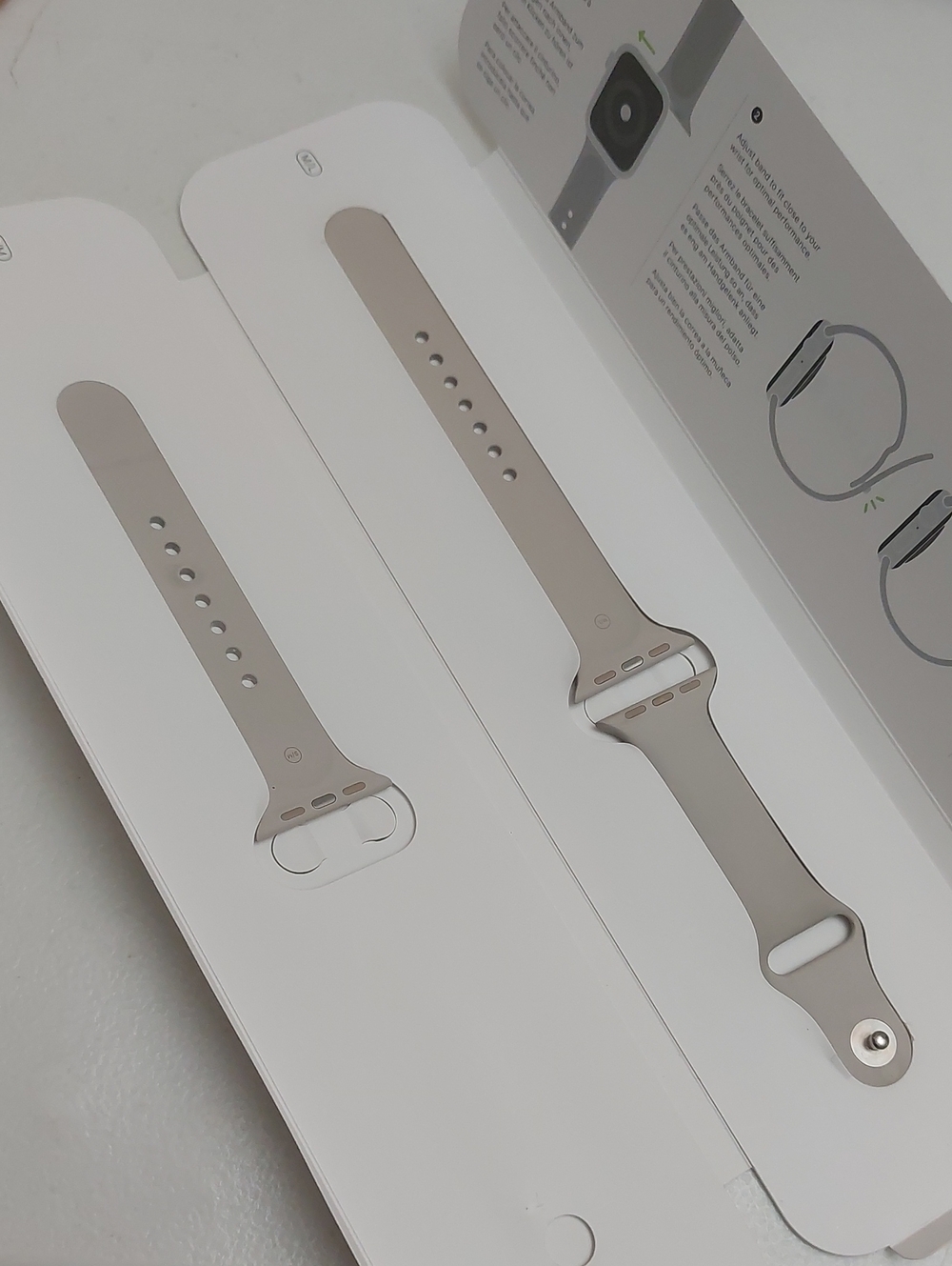 Original Apple Watch Sport Band 40mm Light Gray Stone